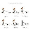 thumbnail image 6 of Hands Free Rope Dog Solid Color Braided with Adjustable Double Swivel Hook for Small Medium and Large Dogs Running Hiking Camping Walking, 6 of 7