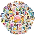 thumbnail image 2 of 35pcs-50pcs Cute Animal Stickers Nature Bottle Stickers Fantasy Drink Stickers Children Stickers for Notebooks Suitcase Luggage, 2 of 9