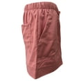 thumbnail image 5 of Women Beach Shorts Elastic Waist Shorts Plus Size Solid Color Short Pants(S-5XL), 5 of 6