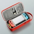 thumbnail image 4 of Hard Protective Storage Case Organizer Compatible with Nintendo Switch OLED, EVA Shell & Oxford Fabric-Gray, 4 of 12