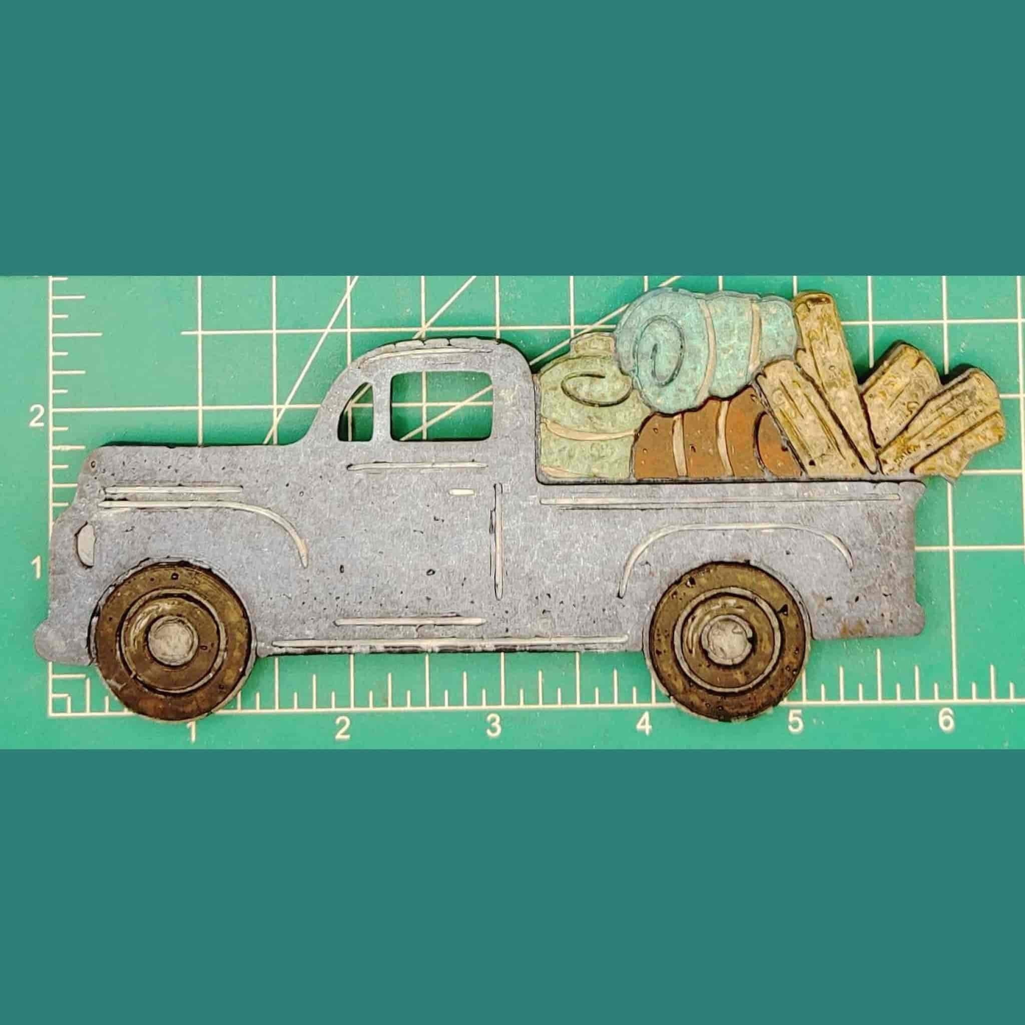 Camping Vintage Truck Silicone Freshie Mold