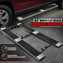 Nuvision for 14-23 Jeep Cherokee 6.5" Side Premium Running Boards Pedal Step Nerf Bar