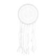 thumbnail image 1 of Flor de ciruelo encaje borlas artesanía atrapasueños colgar campanas de viento decoración del hogar y el coche, 1 of 8