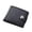Black, variant on Fashion Men's Slim ID Short Wallet with Secure Hasp Clutch Bag and Multiple Organized Card Slots