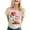 Khaki, variant on LUOGENLI Female T-shirts for Womens Womens Casual and Fashionable Christmas Reindeer Print Short Sleeve Round Neck T Shirt T-shirts for Women Graphic Tee Funny Valentines Grey L