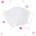thumbnail image 2 of OULII 100pcs Heavy Duty Sheet Protectors for Home Use Document Organization and Loose Leaf Protector, 2 of 8