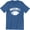 Blue, variant on Rugby ball - Funny Ball Touchdown Sports inspired Men's T-Shirt