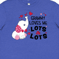 thumbnail image 4 of Inktastic Grammy Loves Me Lots and Lots- cute elephant Youth T-Shirt, 4 of 5