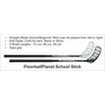 thumbnail image 2 of FBP School Floorball Stick, 85 cm, Black, 2 of 4