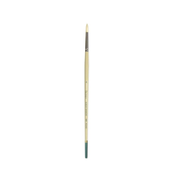 Robert Simmons Signet Brush, Long Handle, Round, 4