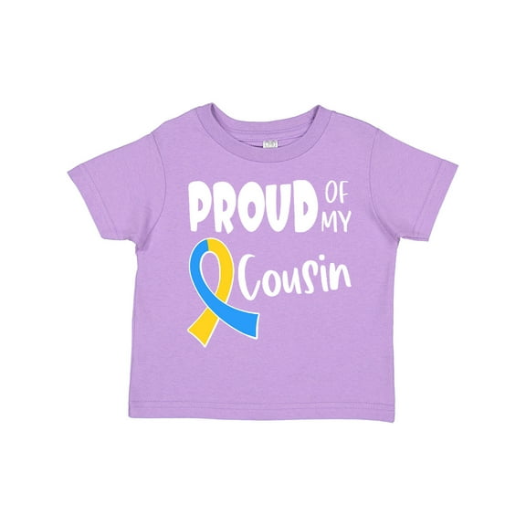 Inktastic Proud of My Cousin Down Syndrome Awareness Boys or Girls Toddler T-Shirt