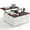 White, variant on Edx 35.6" Lift Top Coffee Table with Storage Compartment and Adjustable Shelves, Plus Charging Station & Usb Port for for Dining/Living Rooms/Offices, White