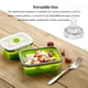 thumbnail image 3 of Inteprter Contenedor de almacenamiento de alimentos versátil, 4 piezas, ahorro de espacio, apto para microondas y lavavajillas, fácil de Mostrada Rojo, 3 of 6