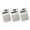 White, variant on Whaledi Compactly 8 Digit Calculator With Solar Backups Battery Clear LCD Screen