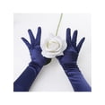 thumbnail image 4 of INSPIRE CHIC Women's Long Gloves 1920S Evening Party Full Finger Mittens Elegant Opera Glove Navy Blue One Size, 4 of 5