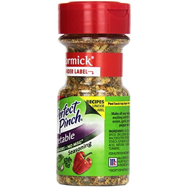 McCormick Perfect Pinch Vegetable Seasoning, 2.75 oz