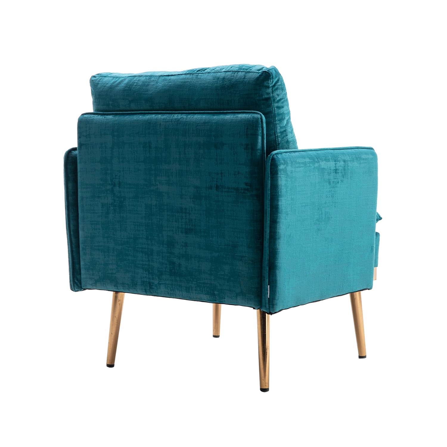 Kepooman Contemporary Lounge Chair, Leisure Sofa Chair with Armrests for Living Room, Bedroom, Blue - Green Kepooman Contemporary Lounge Chair, Leisure Sofa Chair with Armrests for Living Room, Bedroom, Blue - Green