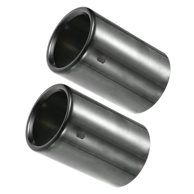 Unique Bargains 2 Pcs Car Exhaust Tip Tail Pipe Compatible for BMW 328i 325i 2007-2010, Anti-Corrosion 2.69 Inch Inlet 2.76 Inch Outlet 3.94 Inch Length Black