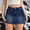 Dark Blue, variant on Dpytoraw Ladies Vintage Do Old Everything With Street Denim Skirt Women’s Sequin Party Mini Skirt Blue