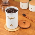 thumbnail image 2 of Coffee Canister, 3 pack Large Airtight Coffee Bean Storage Container, Café Grounds Container, Cafe Jar Cafe Holder, Food Storage Container for Flour, Sugar, Tea, 2 of 10