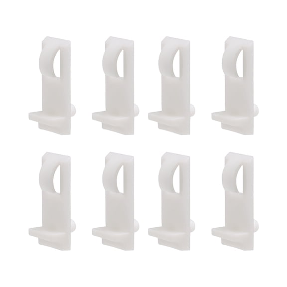 Uxcell 0.20'' Shelf -Locking Shelf Support Pegs Shelf Bracket Peg Plastic White 20pcs