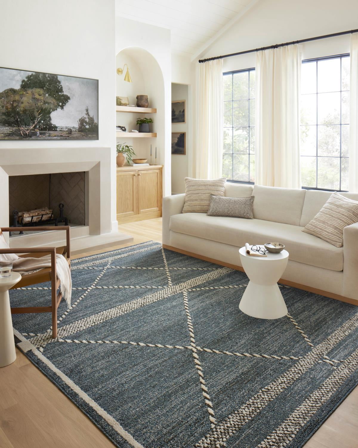 Loloi Fabian Denim / Charcoal 2'-7" x 10'-0" Area Rug