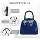 thumbnail image 4 of Fotbe Christmas Blue Bolsa de Almuerzo con Estampado, Lonchera Aislada, Contenedor de Comida Reutilizable Tipo Cooler a Prueba de Fugas, 4 of 6