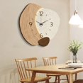 thumbnail image 3 of Hot Selling Machinery Fashion Cream Wind Creative Living Room Clock Wall Clock High-end Atmospheric Clock Hanging Wall (shilai-B,40 no lamp), 3 of 7