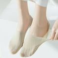 thumbnail image 5 of Cxenplz 6 Pairs Womens Socks Smooth Seamless Socks Ventilation Non Slip Low Cut Invisible Liner Footies Socks Lightweight Low-Ankle Socks Summer Thin Breathable No Show Socks Womens for Flats Loafers, 5 of 5