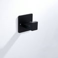 thumbnail image 3 of 2PCS  Wall Mounted Sticky Hook Self\-Adhesive Bathroom Punch\-Free Hook Space Aluminum Single Hook Black Gold Silver, 3 of 9