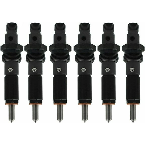 Seapple New Diesel Fuel Injector Set Compatible with 94-98 Dodge 5.9L Cummins 40-60 HP M14 145 614 4928990 390KAL59P6