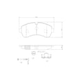 thumbnail image 2 of BALATAS CERAMICAS CRAFTER VAN 2012 al 2017 VOLKSWAGEN 2.0L L4 Delanteras BREMBO ., 2 of 5