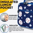 thumbnail image 5 of J World Boys Duet 16" Kids Backpack & Detachable Lunchbox Set, Baseball, 5 of 7