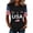 Black, variant on 250 Years American Flag 250th Anniversary USA T-Shirt