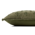 thumbnail image 3 of Chris Loves Julia x Loloi Darla Olive 18'' x 18'' Decorative Pillow, 3 of 4
