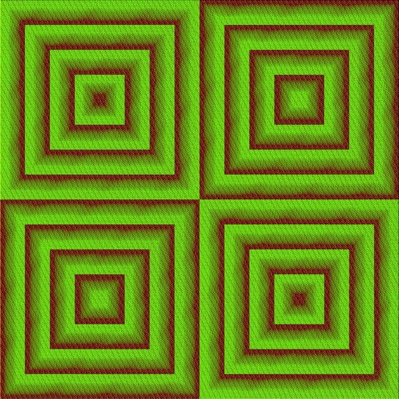 Ahgly Company Machine Washable Indoor Square Transitional Dark Bronze Brown Area Rugs, 8' Square