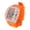 Orange, variant on Men's Fashion Transparent Case Business Watch, Luminous Waterproof 50M (164ft) Casual Cool Large Dial Quartz Watch with Silicone Band - Yellow for Daily Wear