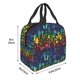 thumbnail image 3 of Easygdp Magical Mushrooms and Flowers Bolsa Térmica Premium - Tela Oxford Impermeable, Gran Capacidad, Bolsillo Frontal, Unisex para Trabajo, Escuela, Actividades al Aire Libre y Picnics, 3 of 8