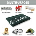 thumbnail image 6 of Gifts for Grandma Blanket, Grandma Gifts on Birthday, Grandparents Day, Present for Grandmother from Granddaughter, We Love You Cozy Throw Blankets 50" x 60", 6 of 6