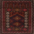 thumbnail image 1 of Ahgly Company Machine Washable Indoor Square Traditional Bakers Brown Area Rugs, 10' Square, 1 of 7