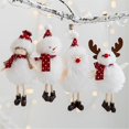 thumbnail image 2 of Plush Angel Doll Adorable Lightweight Fabric Exquisite Christmas Tree Hanging Decoration For Holidayyuanxi, 2 of 3