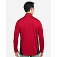 thumbnail image 3 of Harriton M786 Men's Flash Snag Protection Plus IL Colorblock Quarter-Zip Pullover-Red/ Black-L, 3 of 6