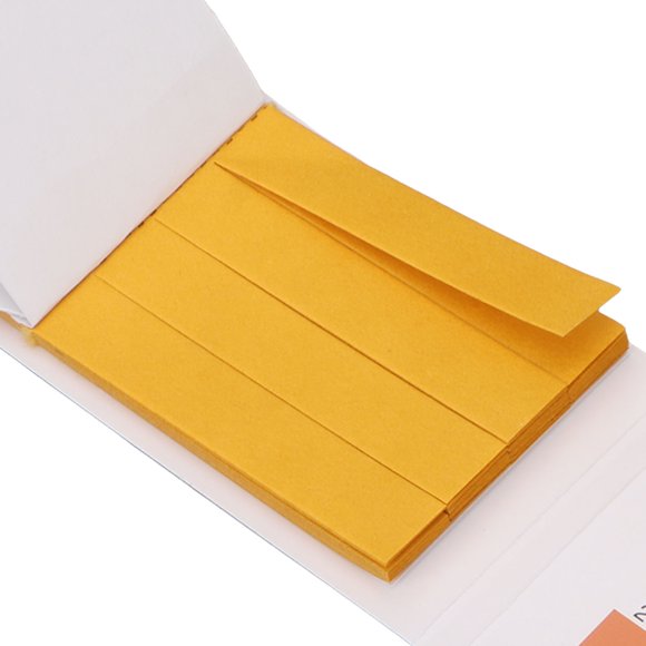 Paquete de 10 tiras reactivas de pH, papel de prueba profesional para saliva, orina, agua, suelo, alimentos, dieta, monitoreo de pH.