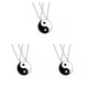 thumbnail image 5 of Qarigey 1 Pair Adjustable Couple Necklace Lover Friends Birthday Ornaments Hanging Jewelry Unisex Chinese Classic Gift Pendant Best Type1 NO1, 5 of 6