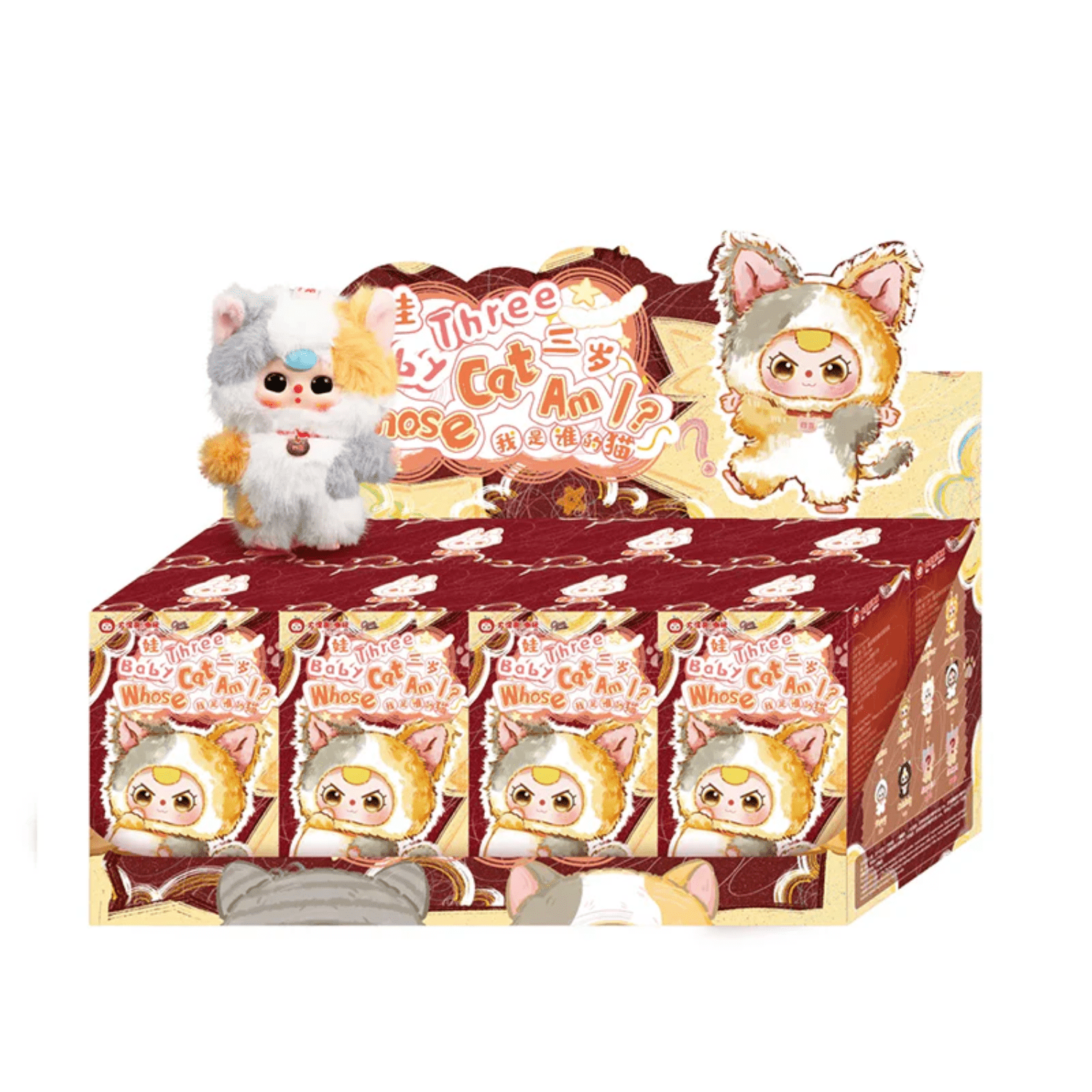 Baby Three Whose Cat Am I? Series Vinyl Plush Blind Box