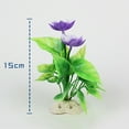 thumbnail image 2 of BESTYASH 3Ud De Loto Artificial Para Decorar Acuario Más Realistas Y Sin Mantenimiento, 2 of 7