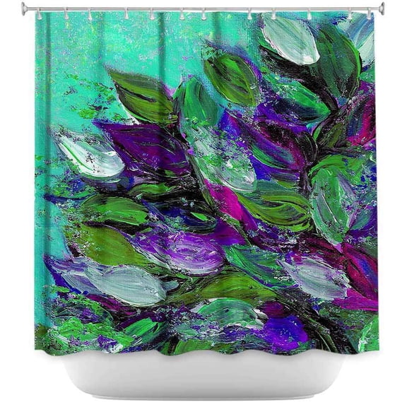 Shower Curtains - DiaNoche Designs by Julia Di Sano - Blooming Beautiful I