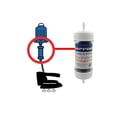 thumbnail image 2 of Desmineralizador para todas las planchas de vapor con botella colgante de alimentación por gravedad (cartucho en línea), 2 of 4