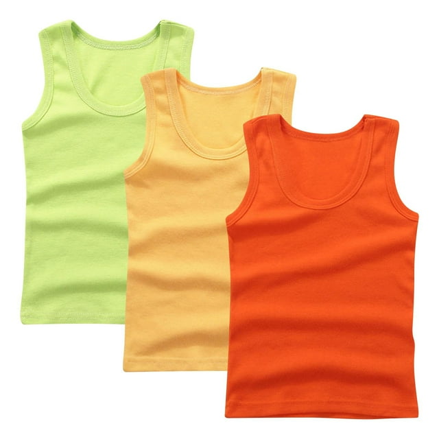 Camisoles pour Femmes Wo-Fusoul, sous-Maillots en Coton, Lot de 3 Hauts à Col Rond pour Tenues Décontractées et Formelles