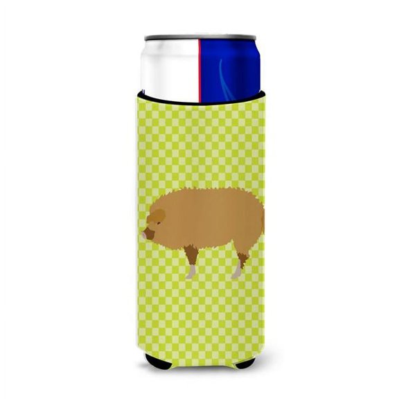 Carolines Treasures BB7760MUK Hungarian Mangalica Pig Green Michelob Ultra Hugger for slim cans